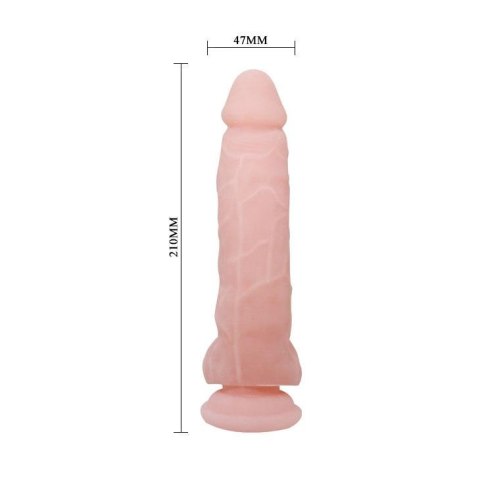 Realistyczne żylaste dildo z przyssawką 21 cm Realistyczne żylaste dildo z przyssawką 21 cm
