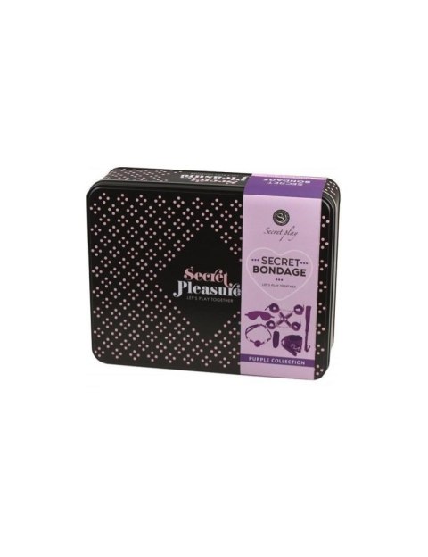Secret Bondage - Set 8 pcs Purple & Black Secret Bondage - Set 8 pcs Purple & Black
