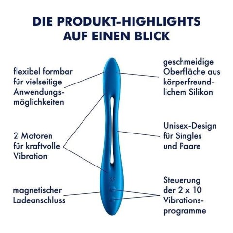 Wibrator dla par podwójny satisfyer elastic game Wibrator dla par podwójny satisfyer elastic game