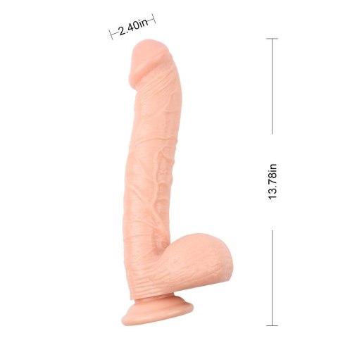 Dildo penis realistyczny członek przyssawka 35cm Dildo penis realistyczny członek przyssawka 35cm