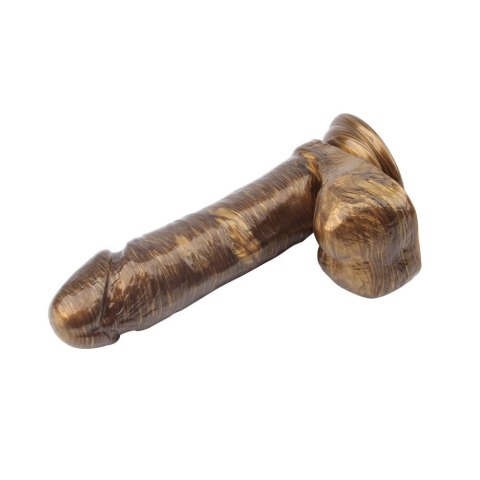Dildo realistyczne członek jądram przyssawka 19 cm Dildo realistyczne członek jądram przyssawka 19 cm