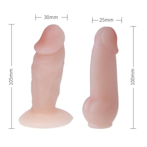 Uprząż na szelkach z dwoma rodzajami dildo gumowe Uprząż na szelkach z dwoma rodzajami dildo gumowe