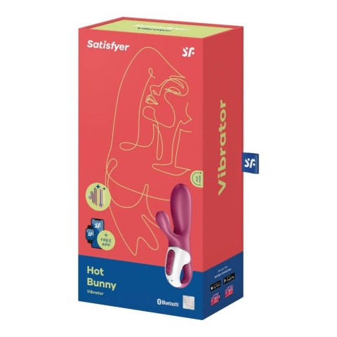 Wibrator kóliczek aplikacja Satisfyer Hot Bunny Wibrator kóliczek aplikacja Satisfyer Hot Bunny