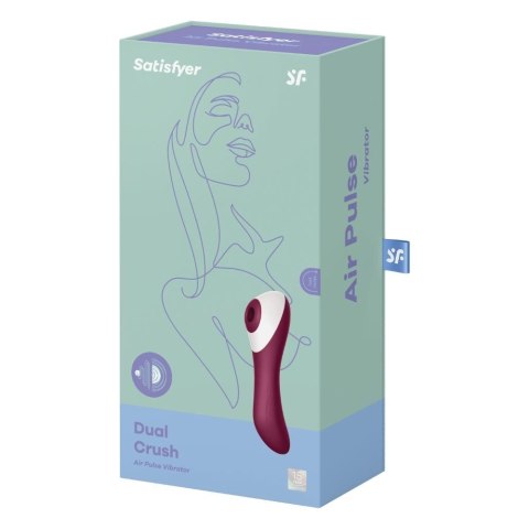 Wibrator masażer powietrzny Satisfyer Dual Crush Wibrator masażer powietrzny Satisfyer Dual Crush