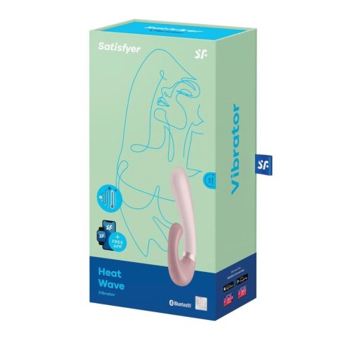 Wibrator punkt G łechtaczka Satisfyer Heat Wave Wibrator punkt G łechtaczka Satisfyer Heat Wave