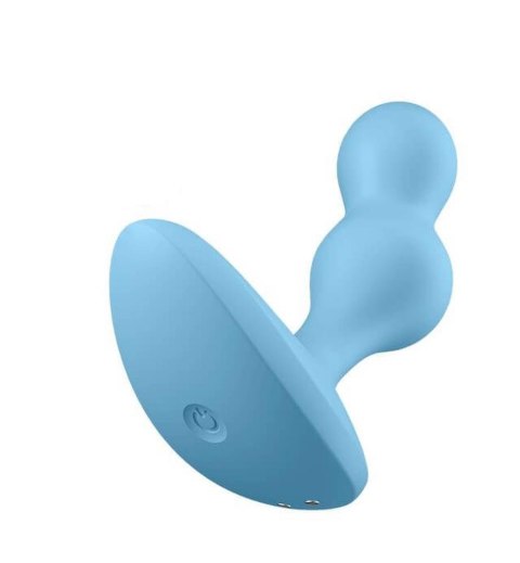 Wibrujący korek analny gładki silikonowa zatyczka plug wibrujący Wibrujący korek analny gładki silikonowa zatyczka plug wibrujący