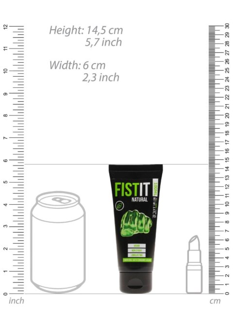 Fistingowy naturalny wegański żel nawilżający 100m Fistingowy naturalny wegański żel nawilżający 100m