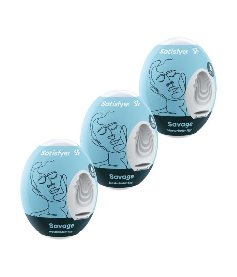 Masturbator jajko satisfyer eggs bubble 3 sztuki Masturbator jajko satisfyer eggs bubble 3 sztuki