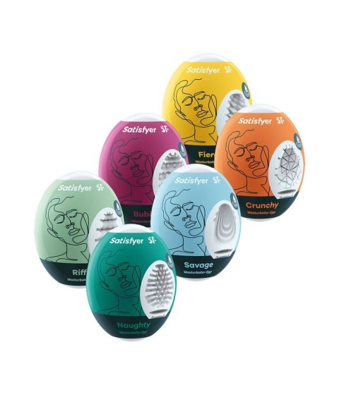 Masturbator jajko satisfyer eggs zestaw 6 sztuk Masturbator jajko satisfyer eggs zestaw 6 sztuk