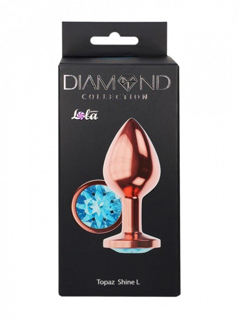 Plug-Butt Plug Diamond Topaz Shine L Rose Gold Plug-Butt Plug Diamond Topaz Shine L Rose Gold
