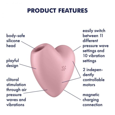 Stymulator powietrzny Satisfyer Cutie Heart Stymulator powietrzny Satisfyer Cutie Heart