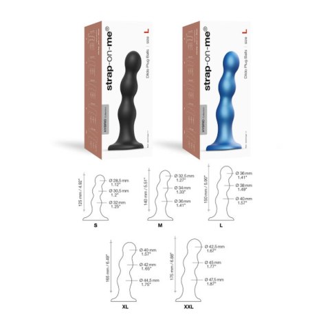 Dildo potrójne kulki fioletowe idealne do strap-on Dildo potrójne kulki fioletowe idealne do strap-on