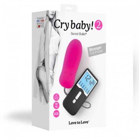 Jajko wibrujące Cry Baby 2 - Danger Pink Jajko wibrujące Cry Baby 2 - Danger Pink
