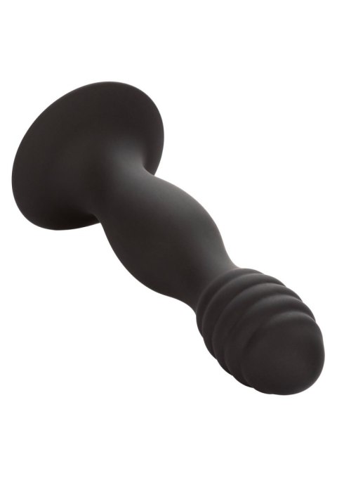 Korek analny plug żebrowany z przyssawką sex anal