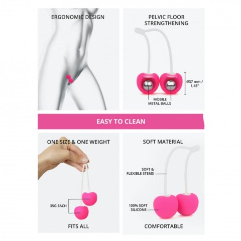Kulki Gejszy Cherry Love - Danger Pink Kulki Gejszy Cherry Love - Danger Pink