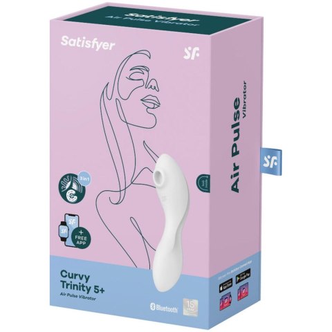Masażer łechtaczki Curvy Trinity 5 Connect App Masażer łechtaczki Curvy Trinity 5 Connect App