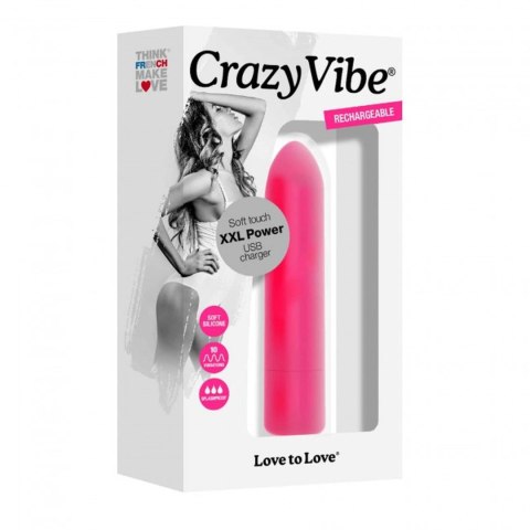 Mini Wibarator Crazy Vibe - Danger Pink Mini Wibarator Crazy Vibe - Danger Pink