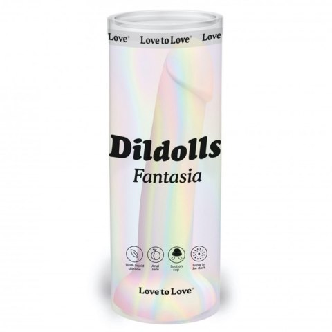 Pastelowe wodoodporne dildo z mocna przyssawką Pastelowe wodoodporne dildo z mocna przyssawką