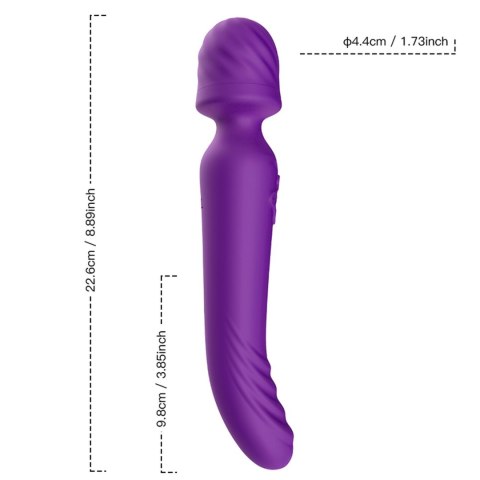 Wibrująca różdżka stymulator łechtaczki 9 trybów Wibrująca różdżka stymulator łechtaczki 9 trybów