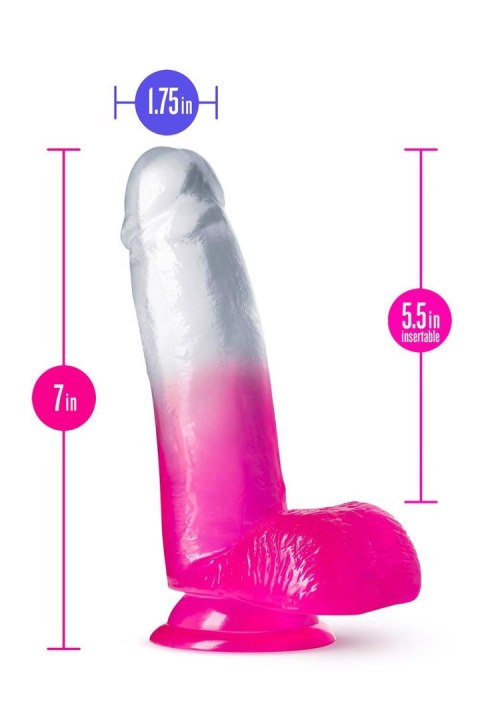 Fikuśne grube sex dildo z przyssawka i jądrami