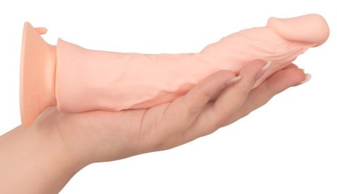 Giętkie elastyczne żylaste dildo z wibracjami 21,5