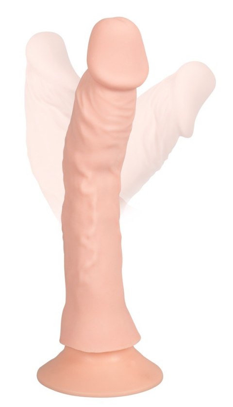 Giętkie elastyczne żylaste dildo z wibracjami 21,5