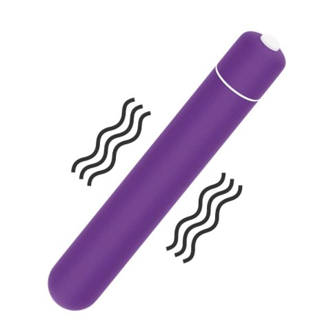 Mały fioletowy wibrator patyk 10 trybów 13 cm Mały fioletowy wibrator patyk 10 trybów 13 cm