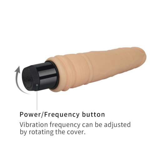 Wibrator realistyczny penis z wibracjami 20 cm Wibrator realistyczny penis z wibracjami 20 cm
