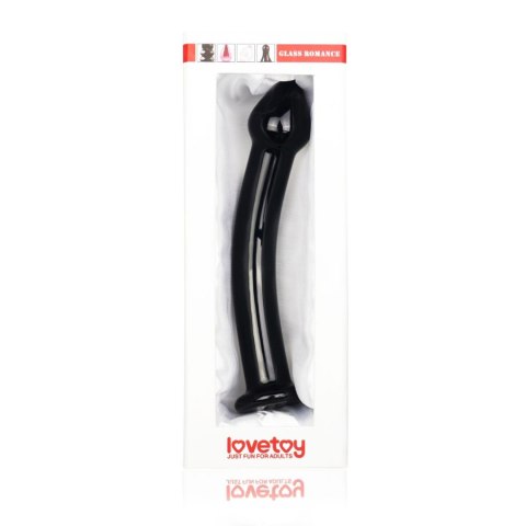 Czarne zakrzywione dildo gładkie z główką 18,5 cm Czarne zakrzywione dildo gładkie z główką 18,5 cm