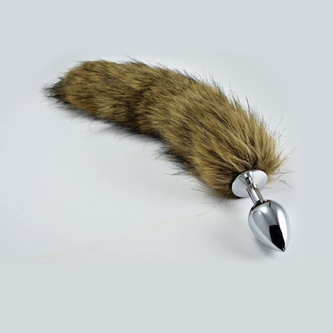 Duży korek analny wtyczka puszysty ogon 9cm Duży korek analny wtyczka puszysty ogon 9cm