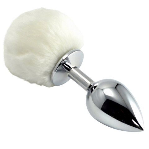 Korek analny puszkiem ze stali nierdzewnej 8 cm Korek analny puszkiem ze stali nierdzewnej 8 cm