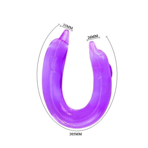 Podwójne sex dildo dla par delfin różowe orgazm Podwójne sex dildo dla par delfin różowe orgazm