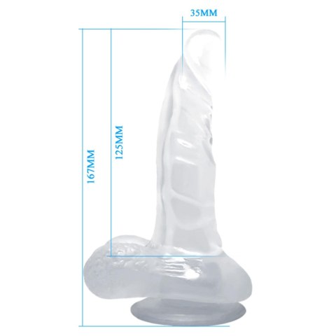 Duży fioletowy penis z przyssawką i jądrami 20 cm Duży fioletowy penis z przyssawką i jądrami 20 cm