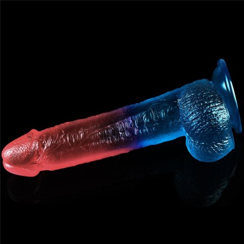 Dwa kolory dildo mocna przyssawka orgazm penis