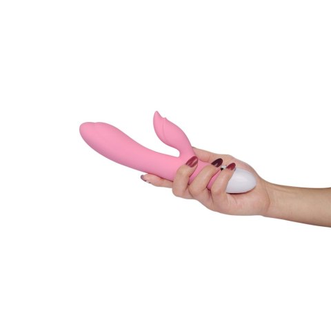 Jasnoróżowy wibrator stymulator łechtaczki 20,5 cm Jasnoróżowy wibrator stymulator łechtaczki 20,5 cm