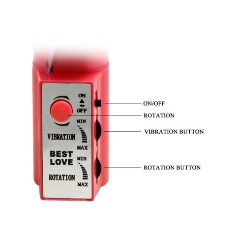 Wibrator króliczek rotacja punkt G łechtaczka 24cm