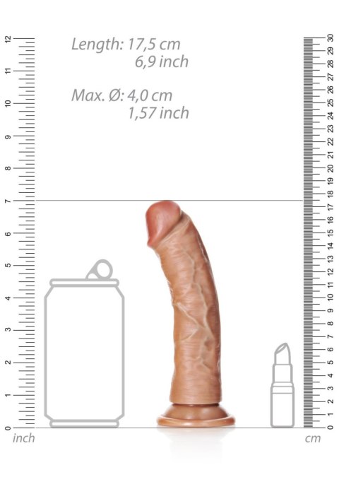 Curved Realistic Dildo with Suction Cup - 6""/ 15,5 cm Curved Realistic Dildo with Suction Cup - 6""/ 15,5 cm