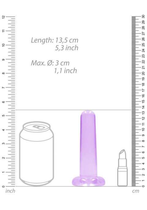 Dildo małe gładkie z mocną przyssawką 13,5 cm Dildo małe gładkie z mocną przyssawką 13,5 cm
