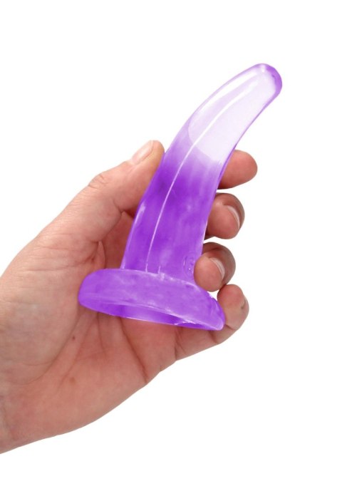 Dildo zakrzywione fiolet z mocną przyssawką 12 cm Dildo zakrzywione fiolet z mocną przyssawką 12 cm