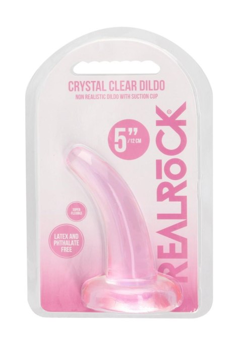 Dildo zakrzywione małe z mocną przyssawką 12 cm Dildo zakrzywione małe z mocną przyssawką 12 cm