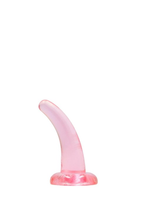 Dildo zakrzywione małe z mocną przyssawką 12 cm Dildo zakrzywione małe z mocną przyssawką 12 cm