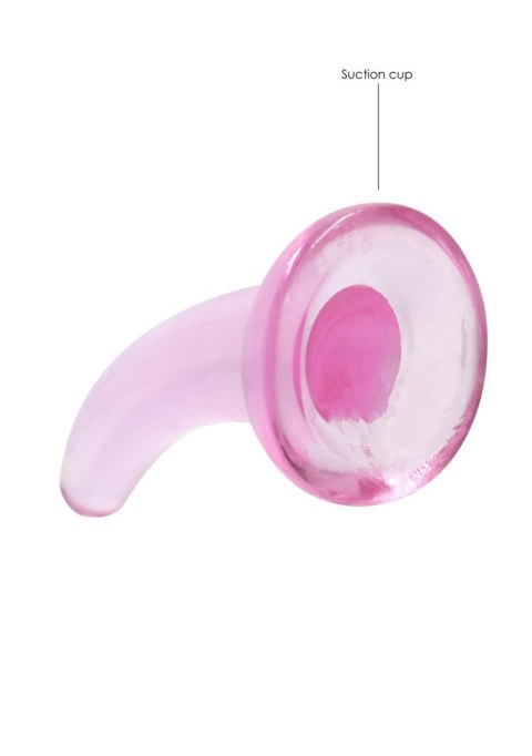 Dildo zakrzywione małe z mocną przyssawką 12 cm Dildo zakrzywione małe z mocną przyssawką 12 cm