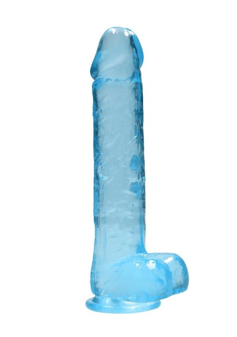 Duże żylaste dildo z przyssawką i jądrami 24 cm Duże żylaste dildo z przyssawką i jądrami 24 cm
