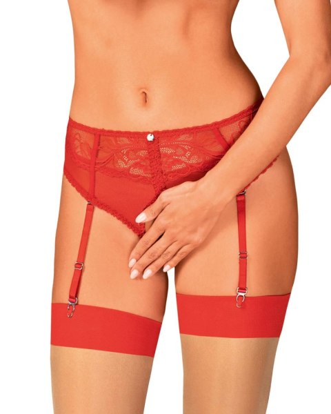 Figi otwarte w kroku z paskami do pończoch XL/2XL