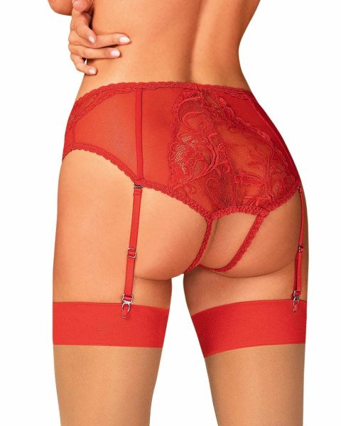 Figi otwarte w kroku z paskami do pończoch XL/2XL