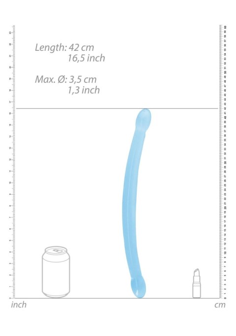 Gładkie podwójne dildo do sexu lesbijskiego 42 cm Gładkie podwójne dildo do sexu lesbijskiego 42 cm