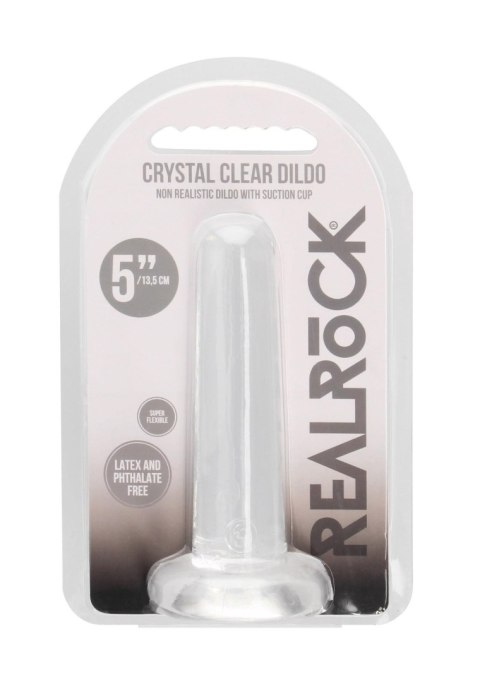 Małe gładkie przezroczyste dildo przyssawka 13,5cm Małe gładkie przezroczyste dildo przyssawka 13,5cm