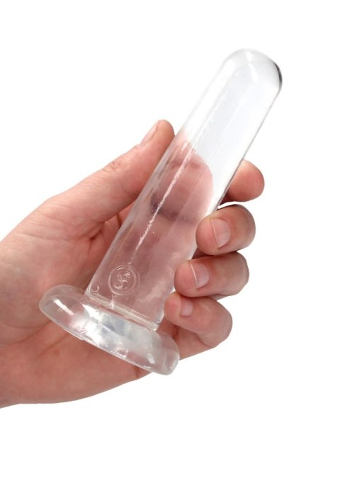 Małe gładkie przezroczyste dildo przyssawka 13,5cm Małe gładkie przezroczyste dildo przyssawka 13,5cm