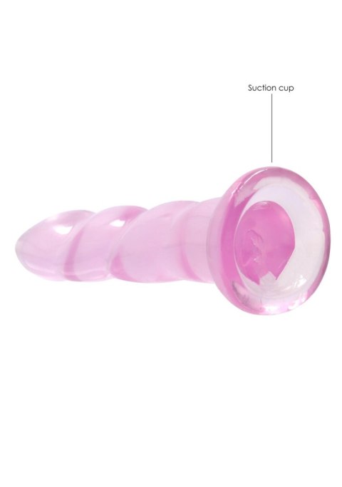 Różowe żelowe silikonowe dildo z przyssawką 18 cm Różowe żelowe silikonowe dildo z przyssawką 18 cm