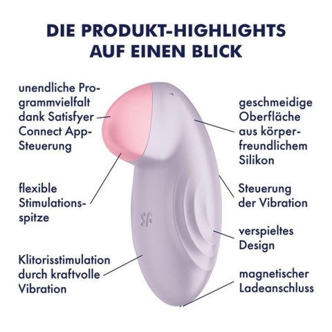 Stymulator łechtaczki Satisfyer Tropical Tip lilac Stymulator łechtaczki Satisfyer Tropical Tip lilac